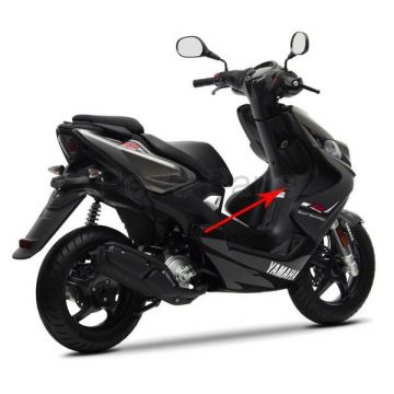 Beenschild oud model Yamaha Aerox/MBK Nitro zwart origineel 1phf831100