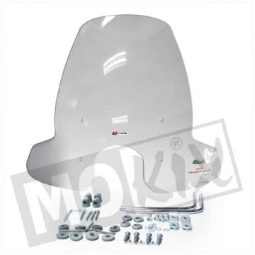 Windscherm hoog transparant Peugeot Django 125-150 Faco