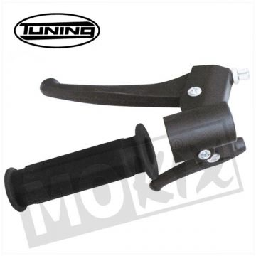 Remhendel compleet Vespa Ciao/PX compleet met starthendel/houder/handvat zwart