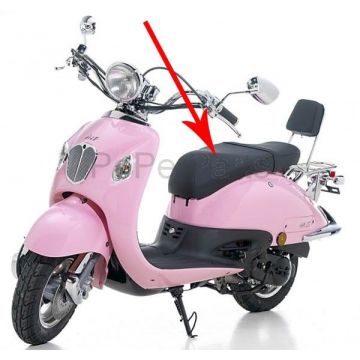 Zadel / Buddyseat China Retro/Torino zwart origineel 110100000bz