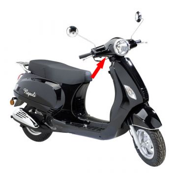 Scheinwerfergehäuse hinten China LX Napoli Riva VX50 schwarz
