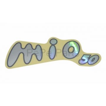 Aufkleber SYM Seitenteil Wort [mio50] Chrom rechts original 87125-a7a-000