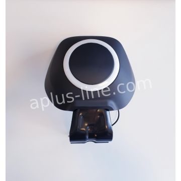 Rugsteun met led verlichting mat zwart passend op de NIU N1