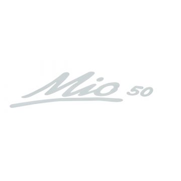 Aufkleber sym Vorderseite Wort [mio50] mio weiß orig 87128-a70-000-t1