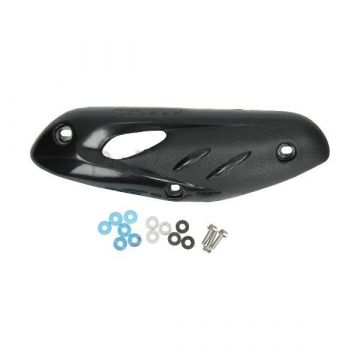 Uitlaat hitteschild SYM-Peugeot 50cc 4-takt Mio/Orbit 2/Symphony/Speedfight 3/Tweet/New Vivacity 2008→ DMP