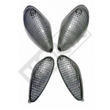 Knipperlichtglas set Piaggio NRG Exteme set carbon