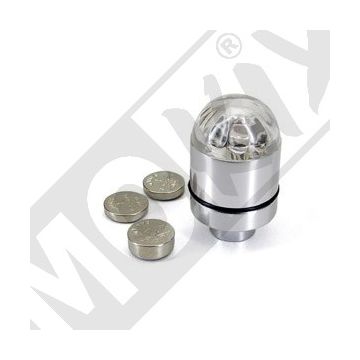 Ventieldopset met flitslamp aluminium