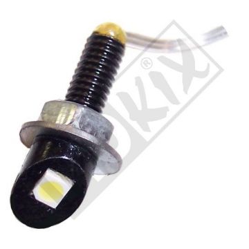Lamp LED 12V 3mm opbouw/inbouw zwart Elec