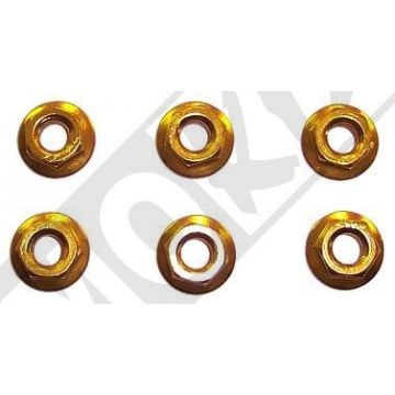 MOERSET UNI M6 ALU   6st  GOUD