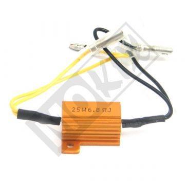 Knipperlicht weerstand  led 4 draden aansluiting