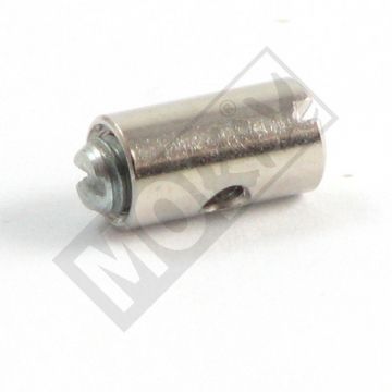 Gasnippel schroefnippel universeel 5x10mm, deze nippel is 3mm langer dan standaard