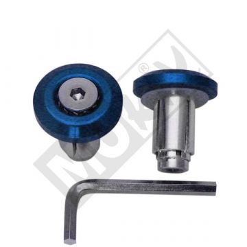 Balansgewichtset vlak blauw