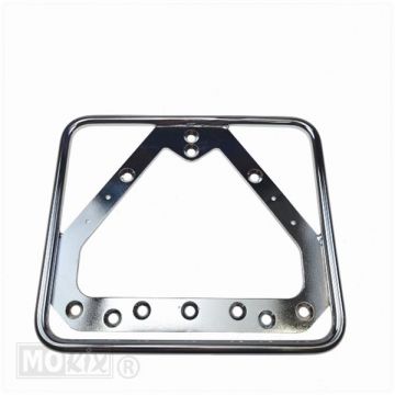 Kentekenplaathouder 145x125mm retro chroom