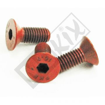 REMSCHIJFBOUT M8 VERZ. 3st ROOD