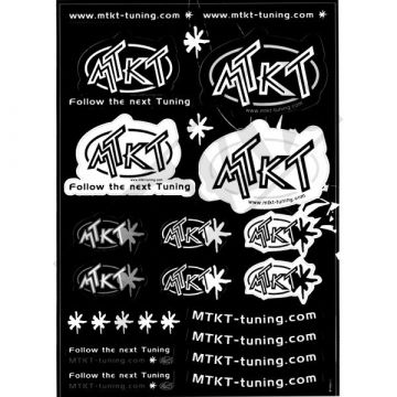 STICKER SET MTK ZWART
