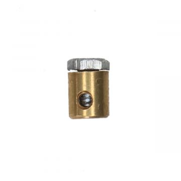 Gasnippel schroefnippel universeel 5x7mm met bout in plaats van schroef