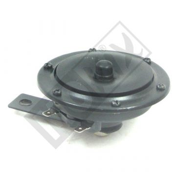 CLAXON 12V MOTOR    GROOT ZWART