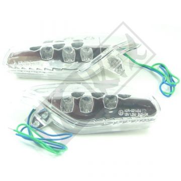 Knipperlicht led set  Aprilia SR50R voorzijde