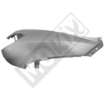 Zijscherm / motorscherm peugeot Vivacity rechts mat zilver