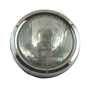 Koplamp rond Motorhispania 19cm halogeen