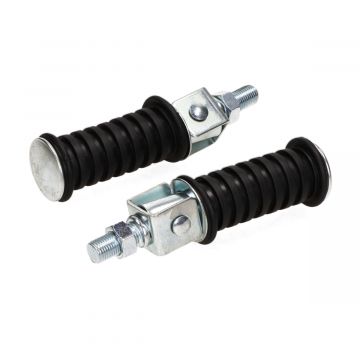 Duo-voetsteun set Yamaha FS1/DT/DX zwart/chroom