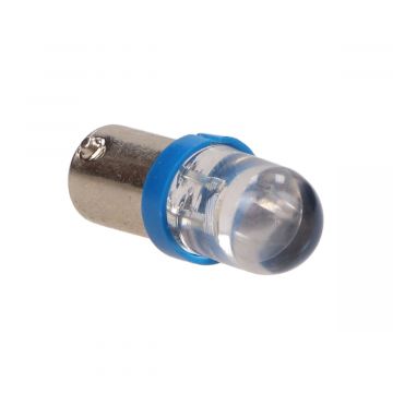 Lamp T4W BA9s 6V/12V blauw LED (2 stuks)