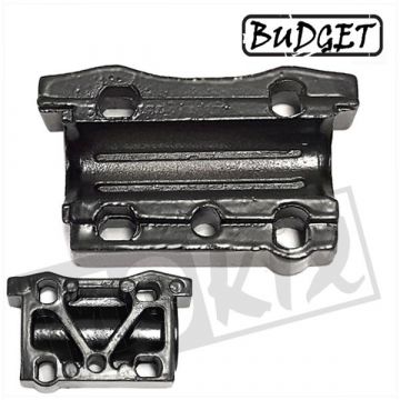 Middenstandaard/onderstandaard houder voor montage motorblok carter Puch Maxi 18mm kaal