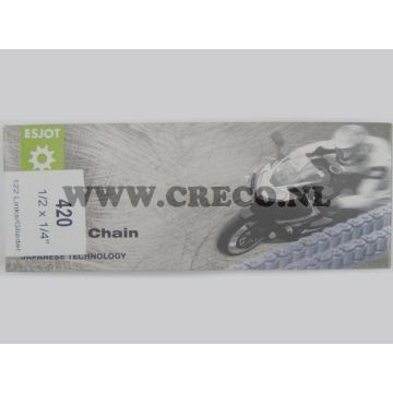 Ketting Esjot 420-1/4 122 schakels Honda MB/MT