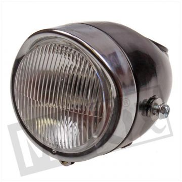 Koplamp Puch classic EI model 102mm zwart