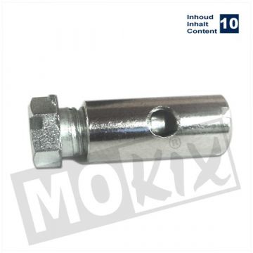 Schroefnippel binnenkabel 6mm dikte/14mm lengte universeel 10 stuks Bollard