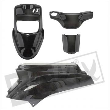 Kappenset Yamaha BW's / MBK Booster 2004-> glans zwart 4-delig