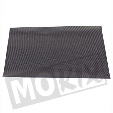 STICKERVEL CARBON 25x35cm GLANS ZWART