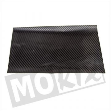 STICKERVEL CARBON 25x35cm MAT ZWART