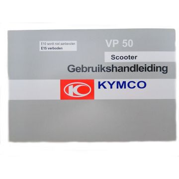 Gebruikershand VP50 engelstalig