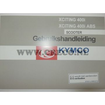 GEBRUIKERSHANDLEIDING XCITING 400I origineel