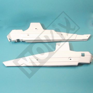 Zijscherm / motorscherm set Puch Maxi wit