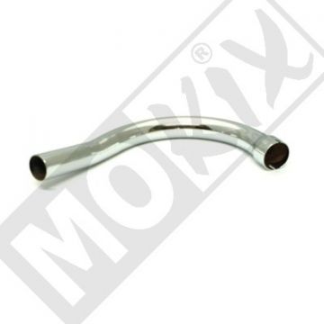 Uitlaatbocht enkele knik Zundapp 36/32mm chroom-9652