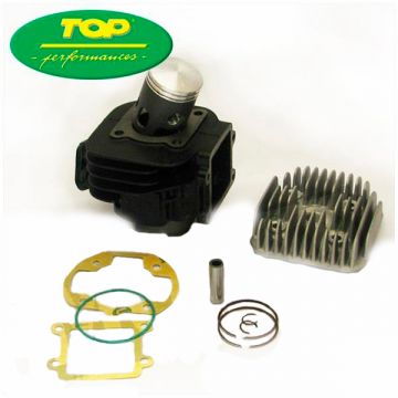 Cilinderkit Minarelli verticaal 50cc 40mm black trophy Top Performances