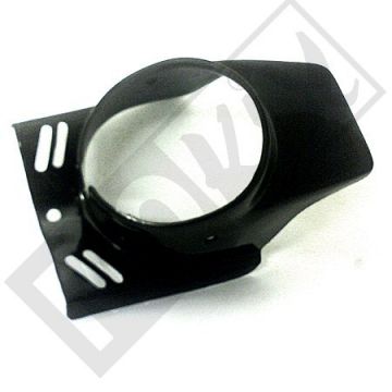 Koplampspoiler rond Puch Maxi zwart