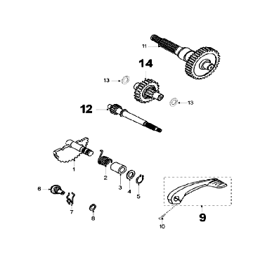 Vertanding - Kickstarter Peugeot Speedfight 3 50 2-takt LC wit