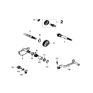 Vertanding - Kickstarter Peugeot V-Clic 50 4-takt AC Luchtblauw