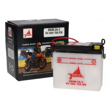 Batterie 6N4B-2A-3 101x47x95mm Yacht Yamaha DT 50-100-250-360-400/RD 50-80/Suzuki GN 400-DR 500/Kawa F11 250-F9 350