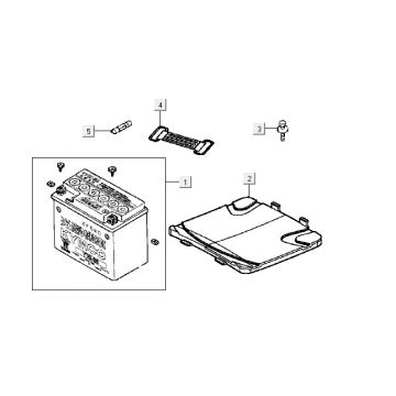 ACcu Kymco Yup 50 2-takt AC zilver