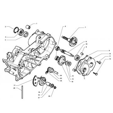 Vertanding - Kickstarter Yamaha Jog-R 50 2-takt LC