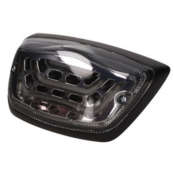 Achterlicht led zwarte rand Vespa LX / S smoke DMP
