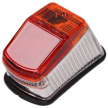 Achterlicht BA15S-BA9S ULO Kreidler (oud type)/Zundapp/FS1 universeel opbouw hoogte 130mm