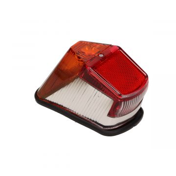 Achterlicht BA15S-BA9S Zundapp KS/GTS oude type 517 1970-1976 (Hella model)opbouw