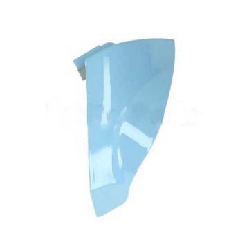 Abdeckung für den Doppel-Fußrastenhalter Vespa Primavera blau 279 links Piaggio Original 1b001011000t8