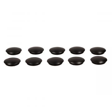Spiegeldop-afdicht-tule zwart rubber 22.0mm (10 stuks)