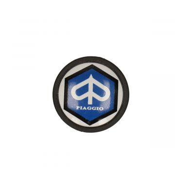 Balhoofdmoer embleem (Piaggio) blauw-wit Citta